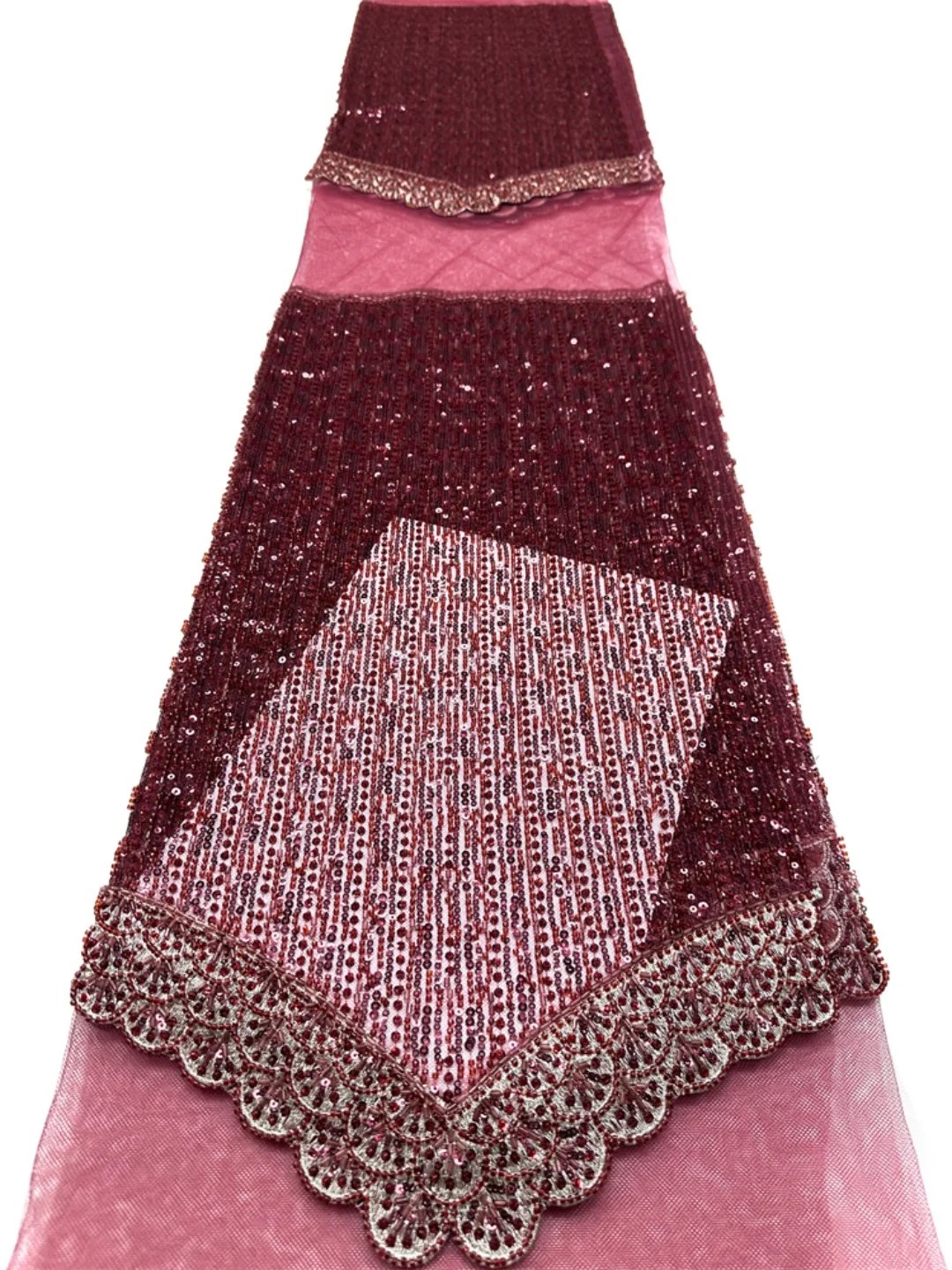 African Luxury Sequins Beaded Lace Fabrics 2026 High Quality Embroidery French Nigerian Lace Fabric For Wedding Sewing Material
African Luxury Sequins Beaded Lace Fabrics 2026 High Quality Embroidery French Nigerian Lace Fabric For Wedding Sewing Material