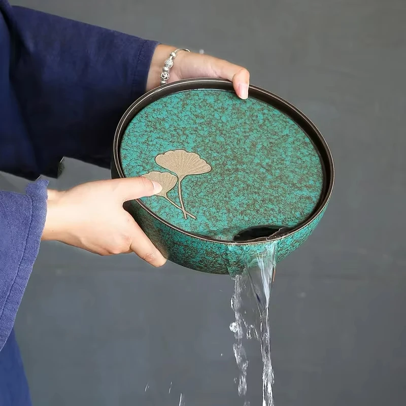 Ceramic Tea Tray Japanese Style Kiln Baked Small Size Spearmint Water Storage Type Tea Table Saucer Ceramic Tea Tray
Ceramic Tea Tray Japanese Style Kiln Baked Small Size Spearmint Water Storage Type Tea Table Saucer Ceramic Tea Tray