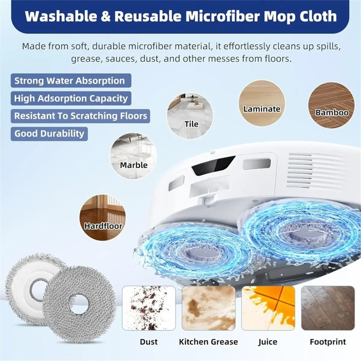 Replacement Parts for Qrevo S5V / Curv/Curv S5X / Edge/Edge S5A Vacuum Cleaner, Main Brush,Filters,Mop Pads
Replacement Parts for Qrevo S5V / Curv/Curv S5X / Edge/Edge S5A Vacuum Cleaner, Main Brush,Filters,Mop Pads