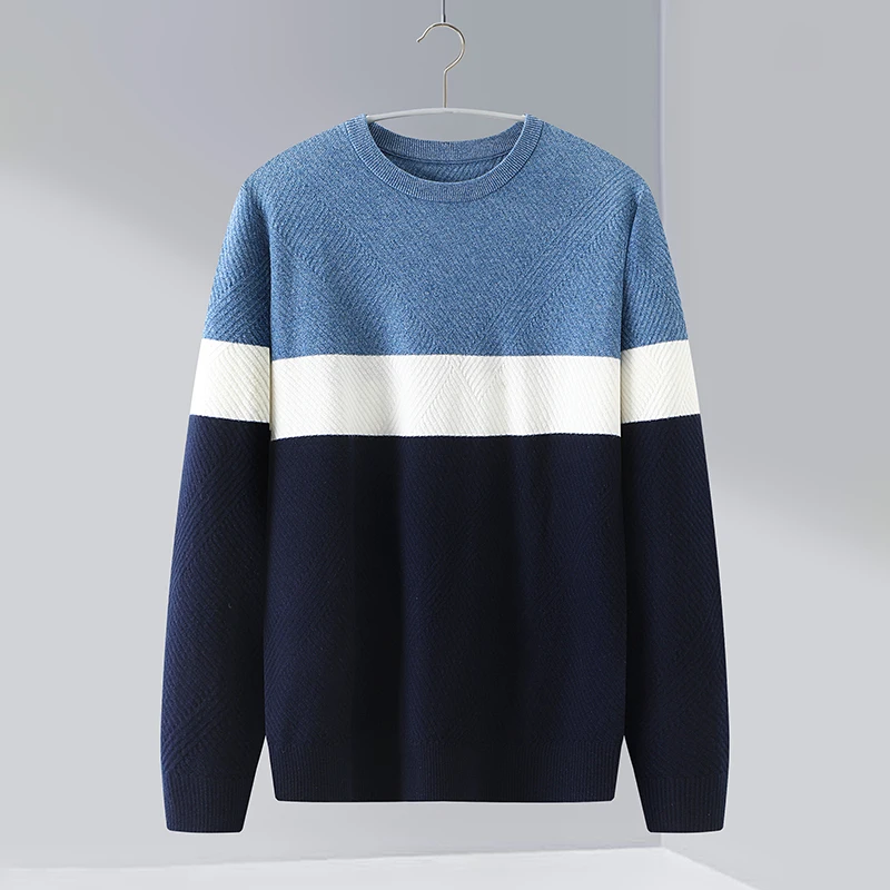 Soft Long Sleeve round Neck Striped Knitwear Versatile Fashionable Men's Basic Loose Fit Spring Autumn New Arrival
Soft Long Sleeve round Neck Striped Knitwear Versatile Fashionable Men's Basic Loose Fit Spring Autumn New Arrival