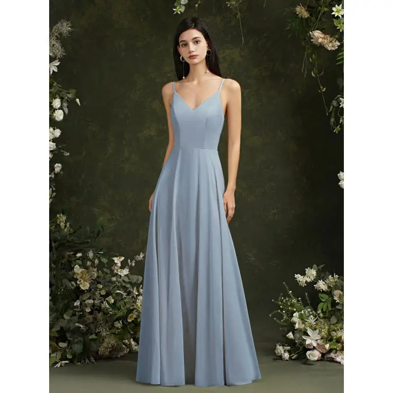 Evening Dresses Elegant Back Lace Design A Line Chiffon Spaghtti Straps Formal Prom Party Gowns For Women Wedding 2026 New
Evening Dresses Elegant Back Lace Design A Line Chiffon Spaghtti Straps Formal Prom Party Gowns For Women Wedding 2026 New