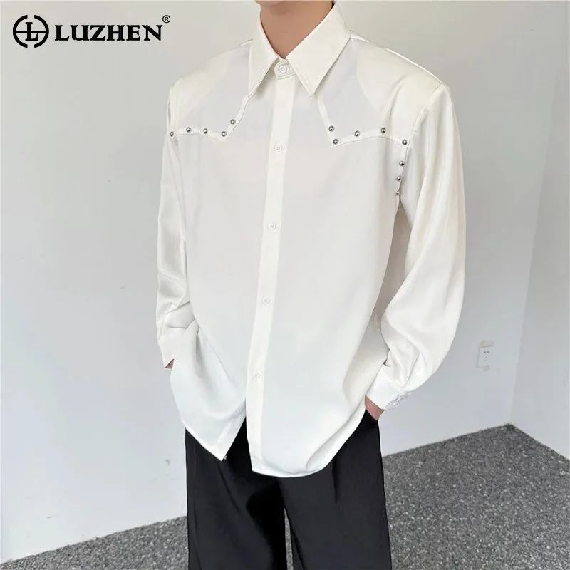 LUZHEN 2025 новые оригинальные подплечники с заклепками, металлические лоскутные рубашки с длинными рукавами, мужские модные элегантные красивые топы JY1325
LUZHEN 2025 новые оригинальные подплечники с заклепками, металлические лоскутные рубашки с длинными рукавами, мужские модные элегантные красивые топы JY1325
