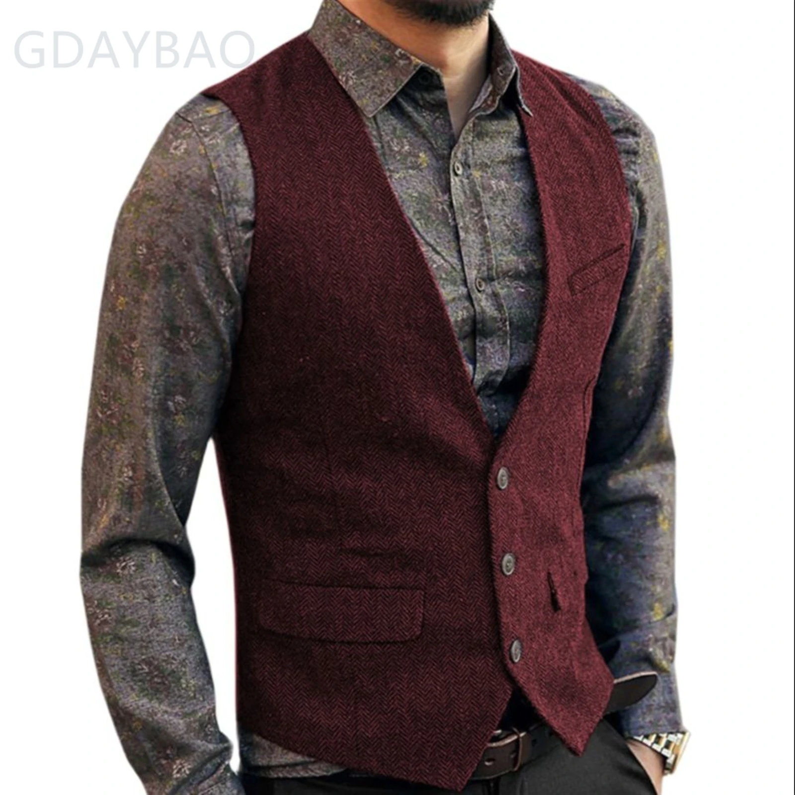 Men Formal Suit Vest V Neck Tweed Herringbone Waistcoat Business Dress Suit Vests Wedding
Men Formal Suit Vest V Neck Tweed Herringbone Waistcoat Business Dress Suit Vests Wedding