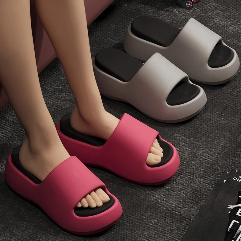 Rose Red EVA Cloud Slippers for Couples Non-slip Thick Sole Summer Wedding Indoor Home Slippers Comfortable No Odor Shoes
Rose Red EVA Cloud Slippers for Couples Non-slip Thick Sole Summer Wedding Indoor Home Slippers Comfortable No Odor Shoes