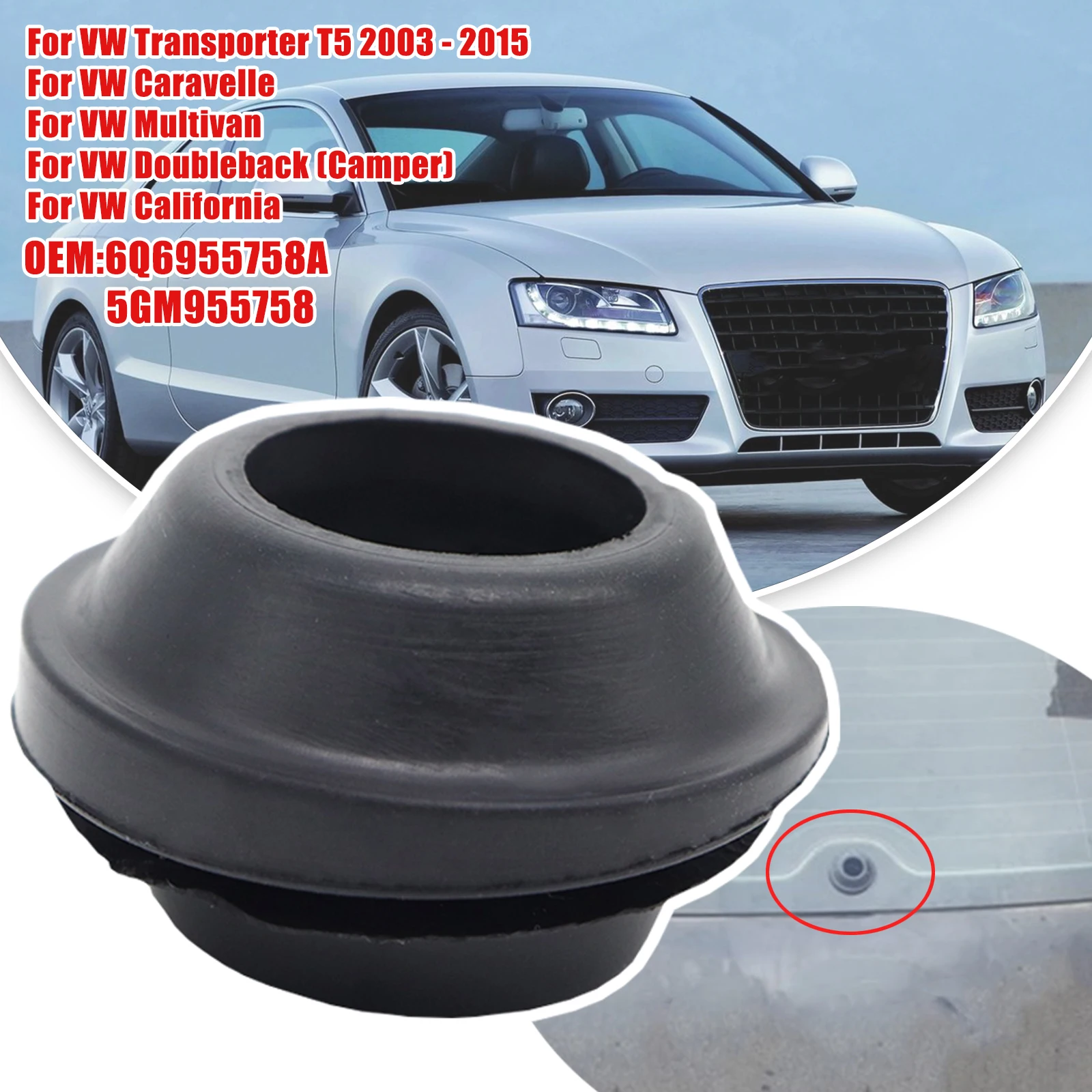 For Audi A2 8Z A3 8P A4 B5/8D B6/8E/8H B7/8E/8H B8/8K A5 8T/8F 2000 - 2005 Rear Windshield Wiper Arm Seal Gasket Rubber Grommet
For Audi A2 8Z A3 8P A4 B5/8D B6/8E/8H B7/8E/8H B8/8K A5 8T/8F 2000 - 2005 Rear Windshield Wiper Arm Seal Gasket Rubber Grommet