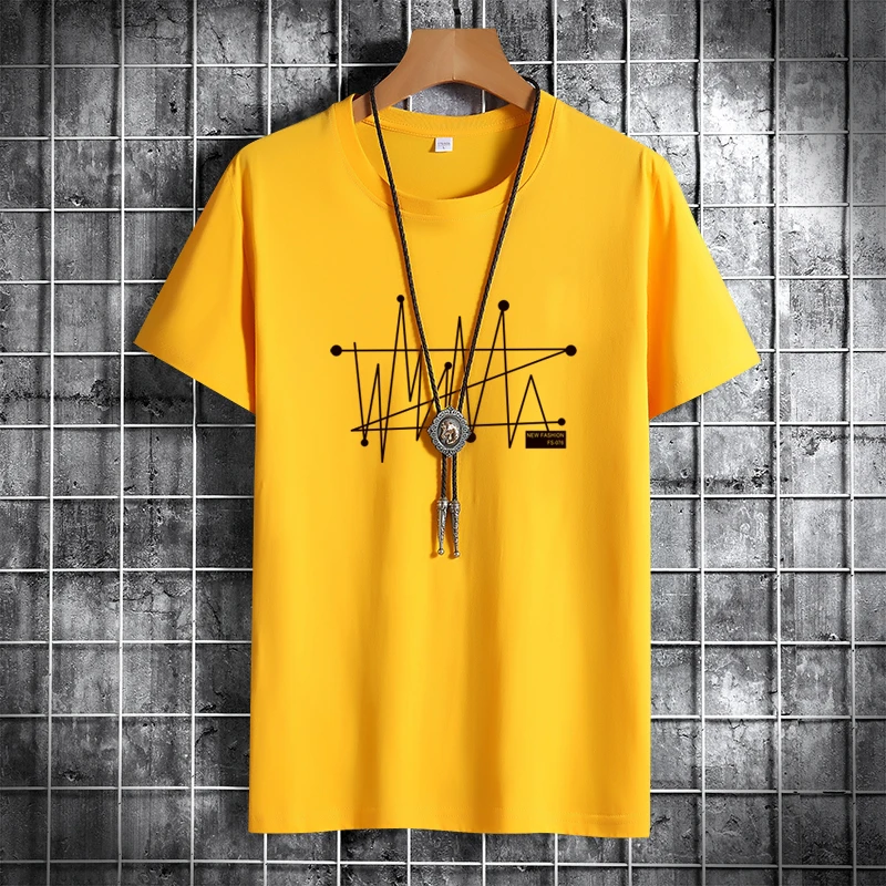 S-6XL Oversize Men Loose Tee Tops 100% Cotton Fashion Print Men's Short Sleeve T-shirt Summer New Male Casual Tshirt
S-6XL Oversize Men Loose Tee Tops 100% Cotton Fashion Print Men's Short Sleeve T-shirt Summer New Male Casual Tshirt