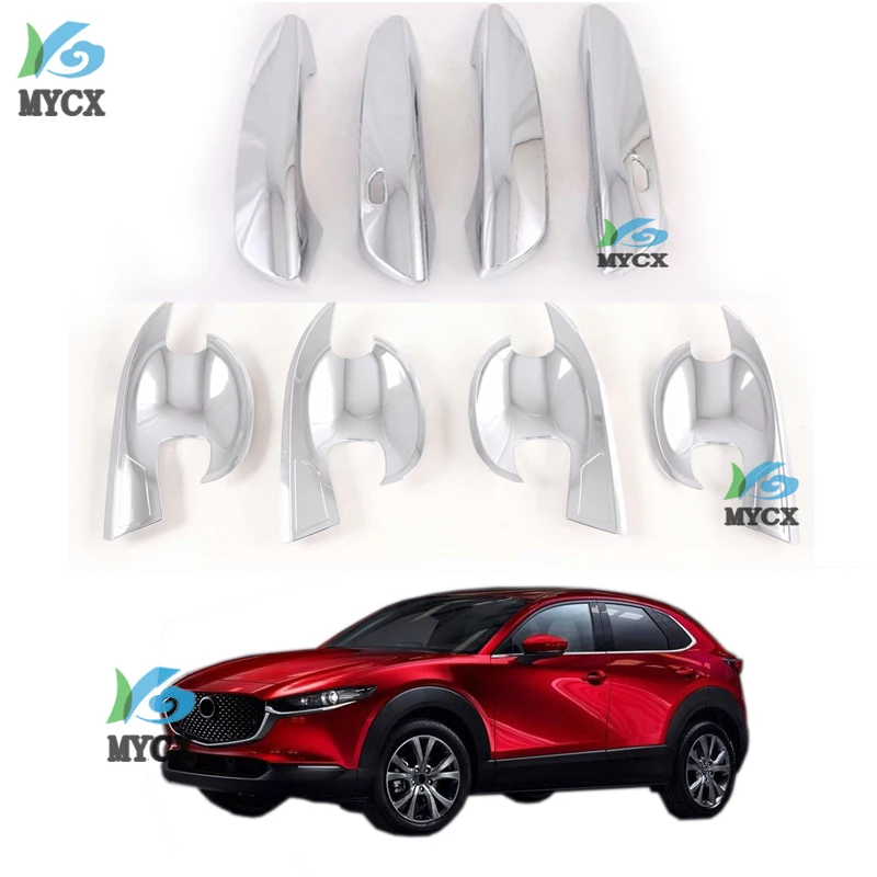 8 шт. хромированных накладок из ABS-пластика для Mazda CX-30 CX30 2020 2021, аксессуары для наружных дверных ручек автомобиля
8 шт. хромированных накладок из ABS-пластика для Mazda CX-30 CX30 2020 2021, аксессуары для наружных дверных ручек автомобиля