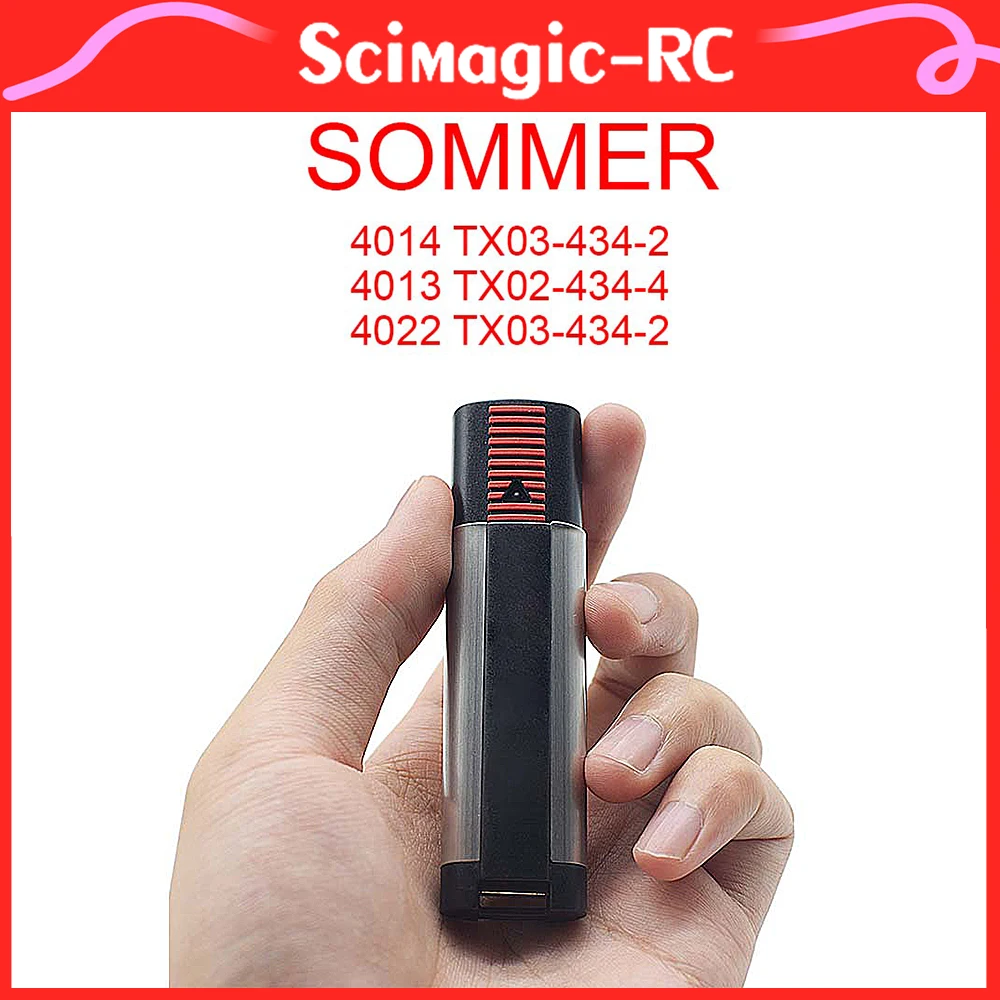 434.42MHz Garage Remote Control For SOMMER TX03-434-4-XP / 4014 TX03-434-2 / 4013 TX03 434 4 / 4022 TX02-434-2 Gate Door Opener
434.42MHz Garage Remote Control For SOMMER TX03-434-4-XP / 4014 TX03-434-2 / 4013 TX03 434 4 / 4022 TX02-434-2 Gate Door Opener
