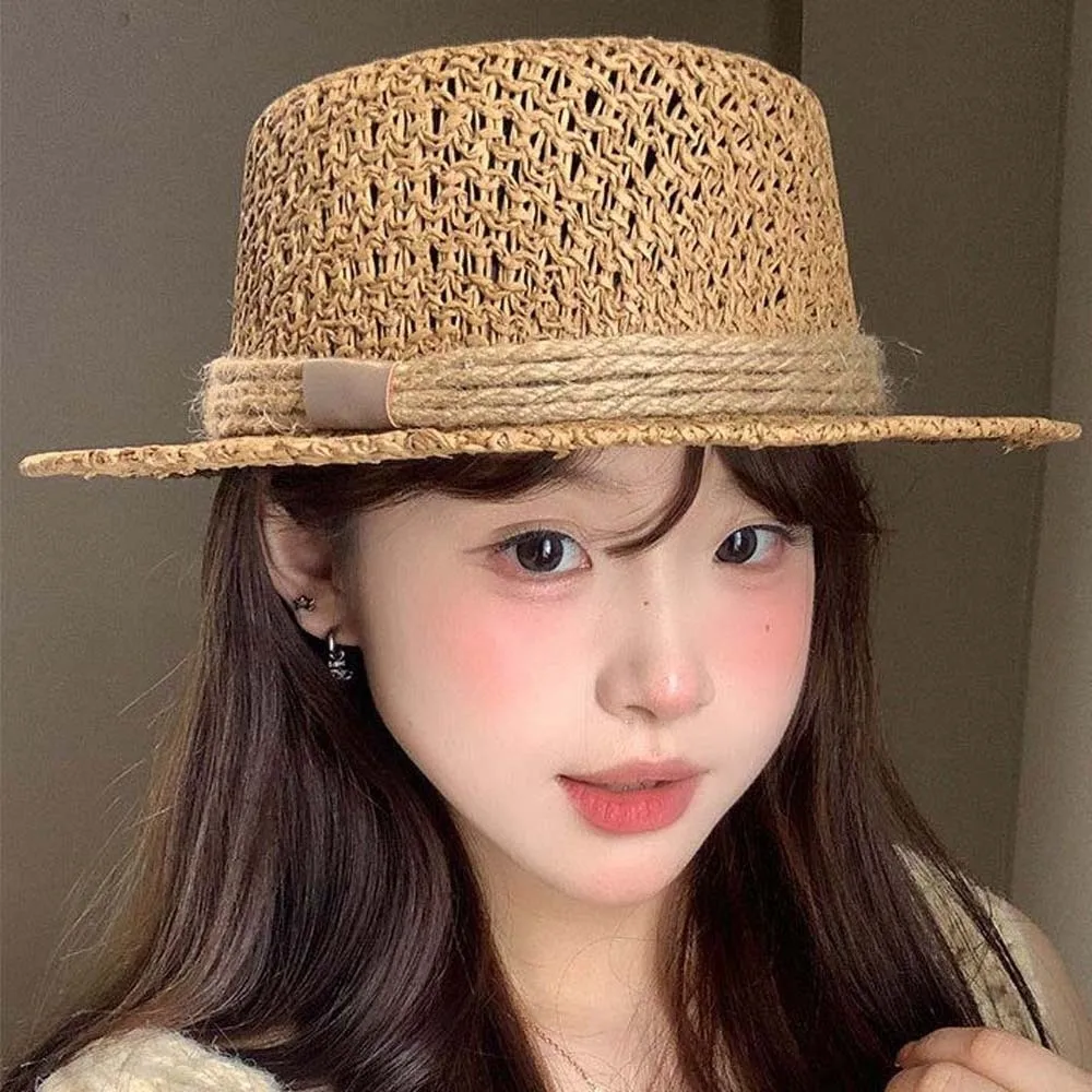 Sun Protection Straw Boater Hat Breathable Mesh Lightweight Handwoven Sun Cap Adjustable Exquisite Craftsmanship
Sun Protection Straw Boater Hat Breathable Mesh Lightweight Handwoven Sun Cap Adjustable Exquisite Craftsmanship