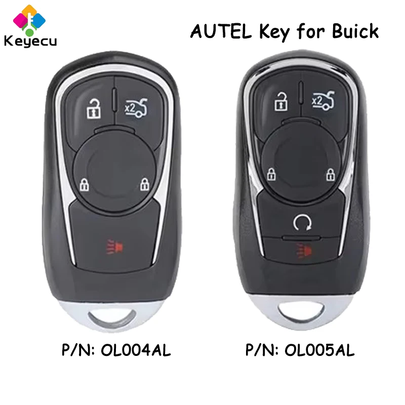 AUTEL KEY P/N: OL004AL OL005AL Universal for Buick Smart Remote Key Fob 4 / 5 Buttons Work With KM100 IM508 IM608 KM100E
AUTEL KEY P/N: OL004AL OL005AL Universal for Buick Smart Remote Key Fob 4 / 5 Buttons Work With KM100 IM508 IM608 KM100E