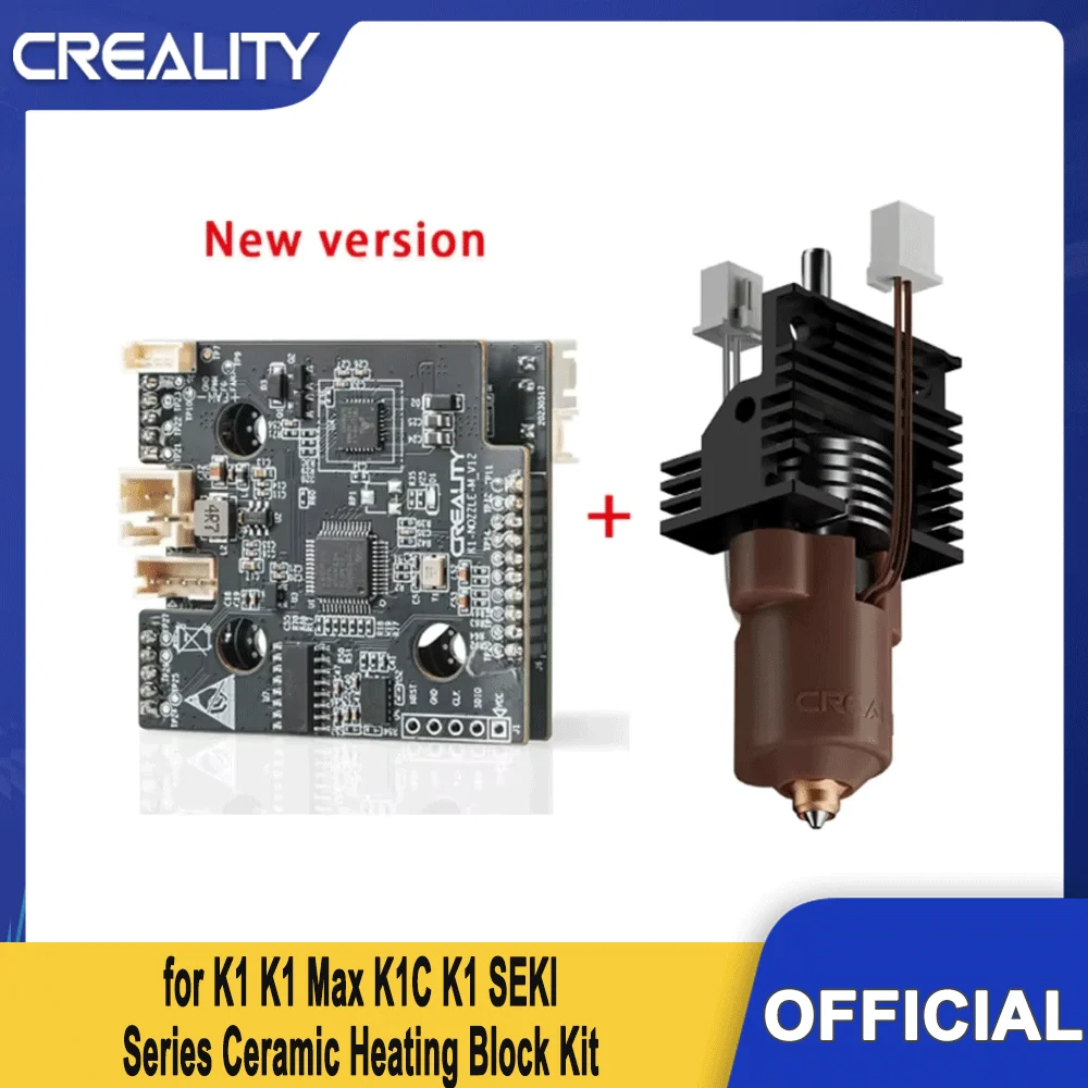 Creality PCBA_G_K1-MAX/K1_T9_GD32F303CBT6 NOZZLE-C-V13 Adapter Board New Version Set Original Replace 3d Printer Parts for K1
Creality PCBA_G_K1-MAX/K1_T9_GD32F303CBT6 NOZZLE-C-V13 Adapter Board New Version Set Original Replace 3d Printer Parts for K1