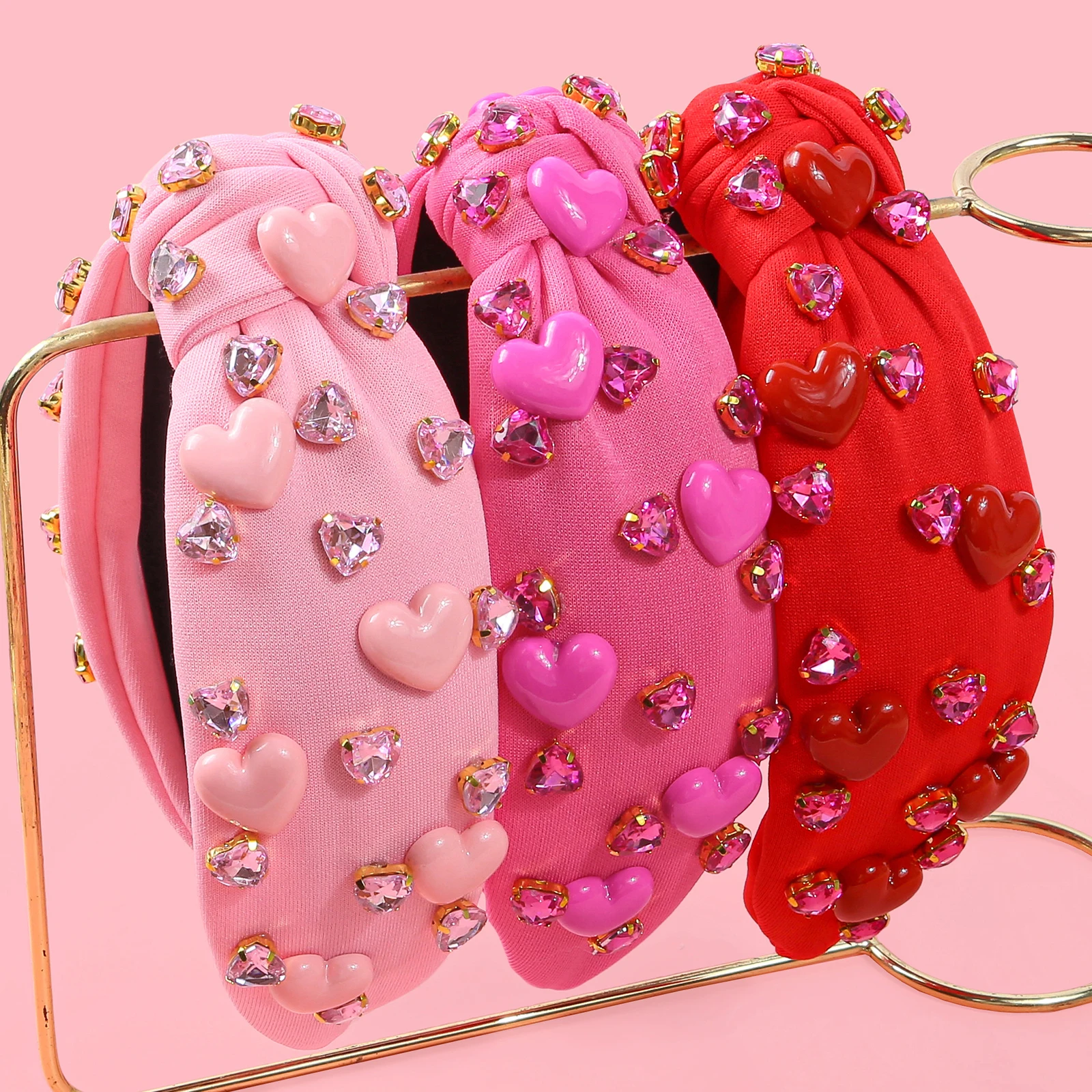 1pc Love Heart Diamond Tie Knot Wide Headbands For Kids Valentine's Day Party Date Gift Decor Hair Accessories For Girls
1pc Love Heart Diamond Tie Knot Wide Headbands For Kids Valentine's Day Party Date Gift Decor Hair Accessories For Girls