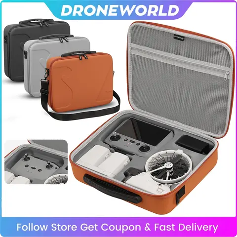 Sunnylife for DJI Flip Storage Bag RC 2/N3 Remote Control Case Portable Carrying Box Case Handbag Control for DJI Flip Accessory