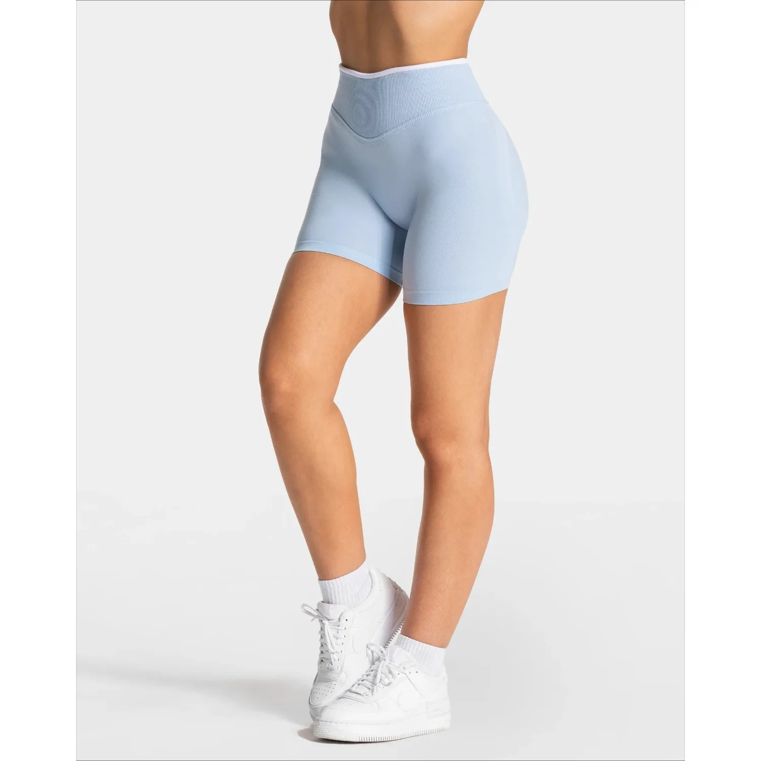Women's Seamless Gym Solid Color Sports Shorts White Waist Tight High Waist Hip Lifting Yoga Pants Running Sports Shorts
Women's Seamless Gym Solid Color Sports Shorts White Waist Tight High Waist Hip Lifting Yoga Pants Running Sports Shorts