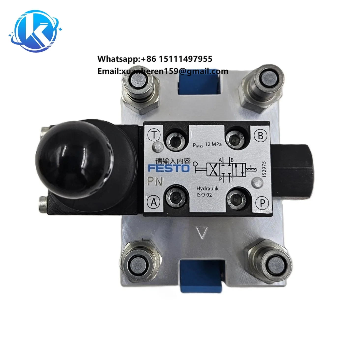 ORIGINAL SUPPLY 152975 VALVE HYDRAULIK ISO 02 LOC#F102
ORIGINAL SUPPLY 152975 VALVE HYDRAULIK ISO 02 LOC#F102