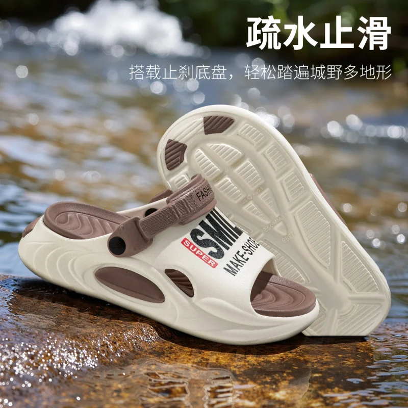 Custom Sports Slippers Men Summer Outdoor Trendy 2025 New Indoor Home Non-Slip Cushion Feel Cool Slippers Men
Custom Sports Slippers Men Summer Outdoor Trendy 2025 New Indoor Home Non-Slip Cushion Feel Cool Slippers Men