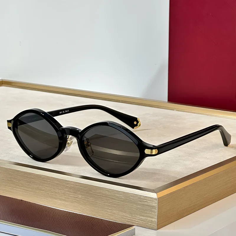 Men's Classical Vintage Oval Black Gold Sunglasses 2025 Trendy Light Luxury Top Quality Acetate Solar Glasses for Male
Men's Classical Vintage Oval Black Gold Sunglasses 2025 Trendy Light Luxury Top Quality Acetate Solar Glasses for Male