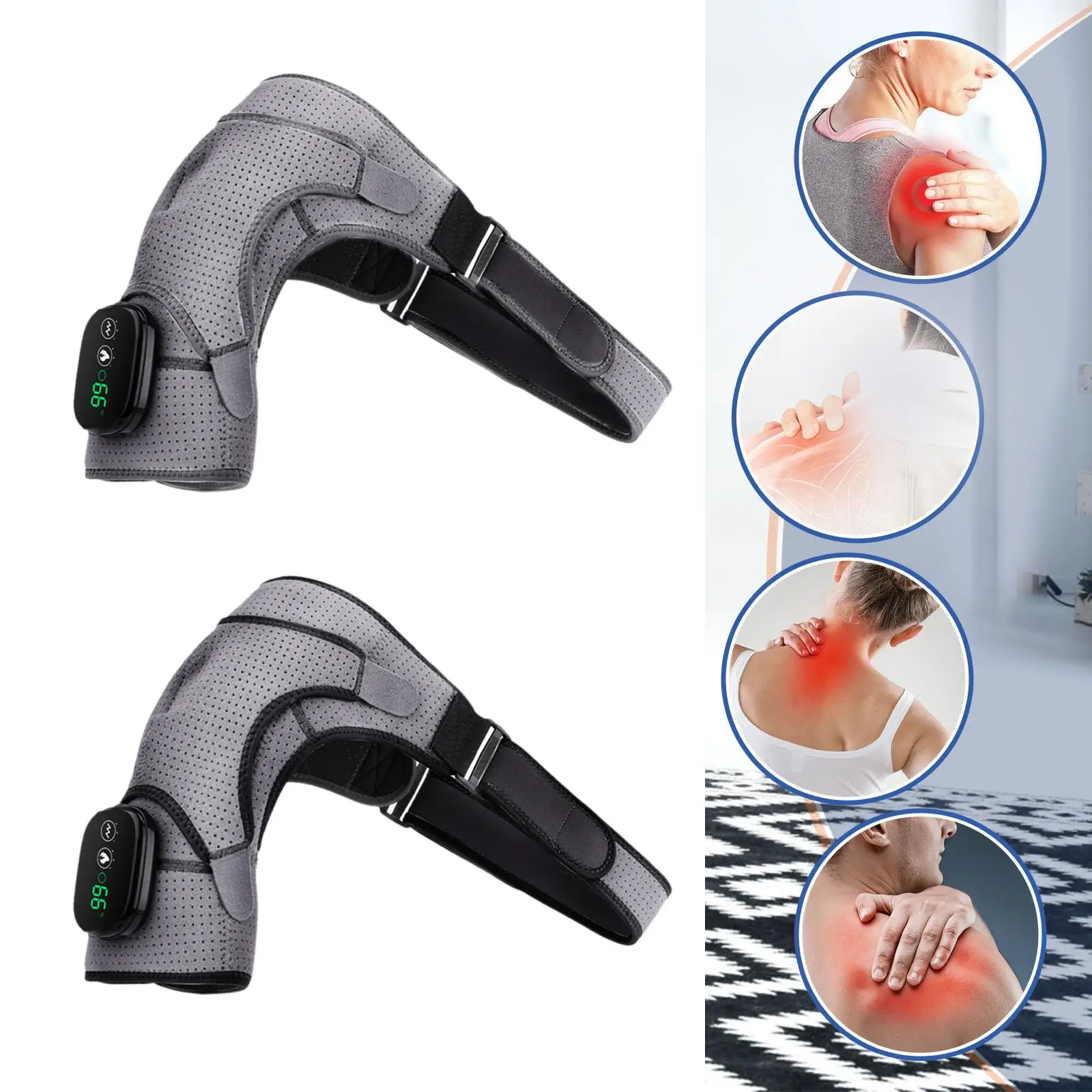 Плечевой бандаж с подогревом, поддерживающий ремень для расслабления мышц, мужчин и женщин
Плечевой бандаж с подогревом, поддерживающий ремень для расслабления мышц, мужчин и женщин