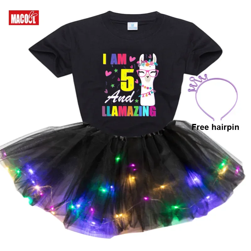Girl Birthday Tutu Dress Set Llamazing Birthday Tshirt 2025 Girl Kids Dress Set Party Light Christmas Dress Little Girl Costume
Girl Birthday Tutu Dress Set Llamazing Birthday Tshirt 2025 Girl Kids Dress Set Party Light Christmas Dress Little Girl Costume