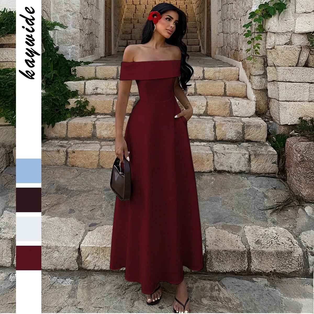KIDCRKJ Temperament Women Summer Dress Tube Top High Waist Pure Color Long Lady Dress 2026 Instagram-Style Female Evening Dress
KIDCRKJ Temperament Women Summer Dress Tube Top High Waist Pure Color Long Lady Dress 2026 Instagram-Style Female Evening Dress