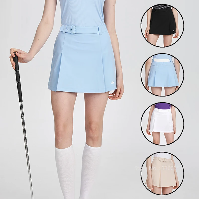 AW 2025 Ladies Golf Skirt Slim High Waist Sports Skorts Women Buckle Waist A-line Culottes with Inner Short Fashion Golf Skirts
AW 2025 Ladies Golf Skirt Slim High Waist Sports Skorts Women Buckle Waist A-line Culottes with Inner Short Fashion Golf Skirts