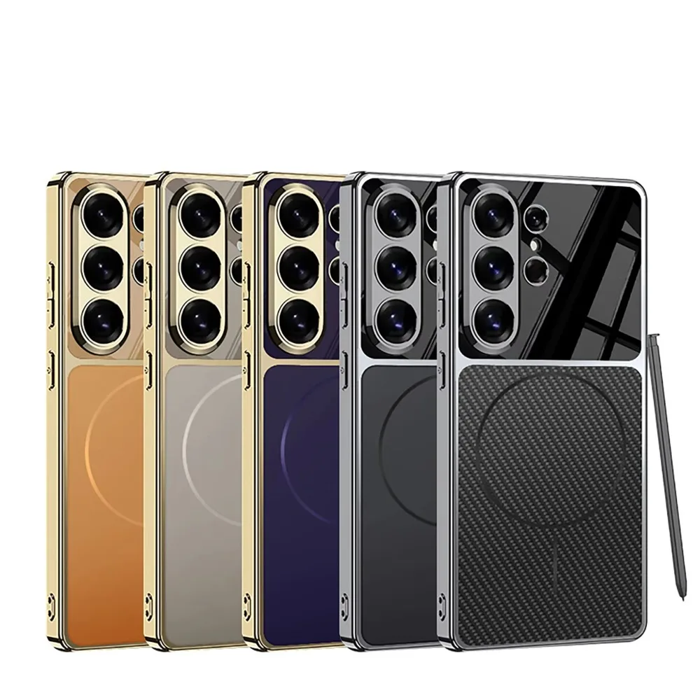 Strong Magnets Magnetic Charging Case For Samsung Galaxy S26 Ultra High End Slim Hard Metal Lens Protector Shockproof Cover
Strong Magnets Magnetic Charging Case For Samsung Galaxy S26 Ultra High End Slim Hard Metal Lens Protector Shockproof Cover