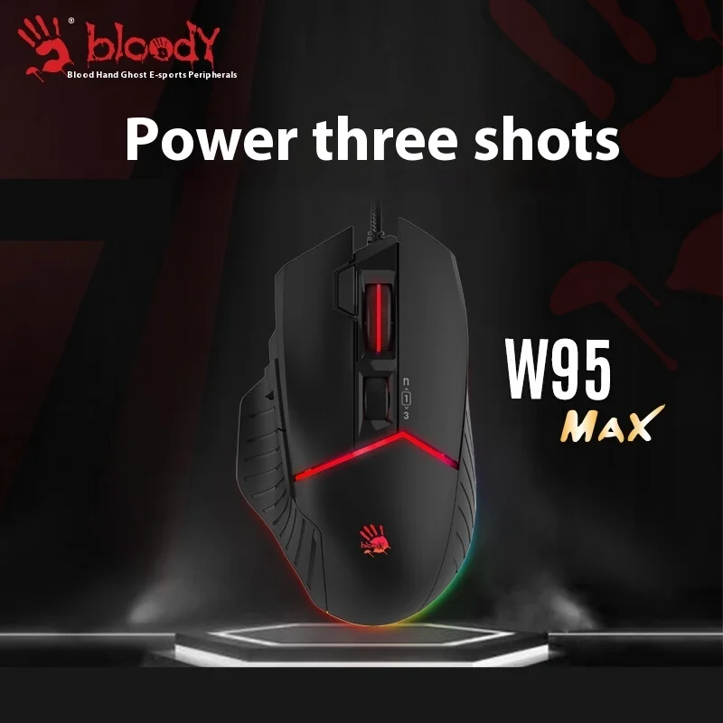 Мышь Проводная A4tech Bloody Hand Ghost W95max, компьютерная мышь для игры в офис, несколько сцен, удобная
Мышь Проводная A4tech Bloody Hand Ghost W95max, компьютерная мышь для игры в офис, несколько сцен, удобная