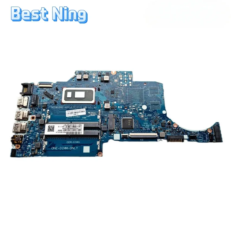 For HP 14-CF Laptop Motherboard 6050A3108001 Mainboard CPU 6405U I3-10110U I5-10210U Slots DDR4 UMA
For HP 14-CF Laptop Motherboard 6050A3108001 Mainboard CPU 6405U I3-10110U I5-10210U Slots DDR4 UMA