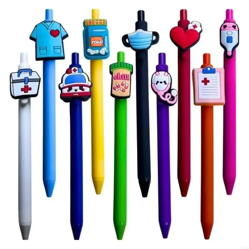 Healthcare Themed Gel Pen Novelty Retractable Gel Pen for Writing Noting Journaling 0.5MM Tip Quick Dry Journaling Pen K1KF
Healthcare Themed Gel Pen Novelty Retractable Gel Pen for Writing Noting Journaling 0.5MM Tip Quick Dry Journaling Pen K1KF