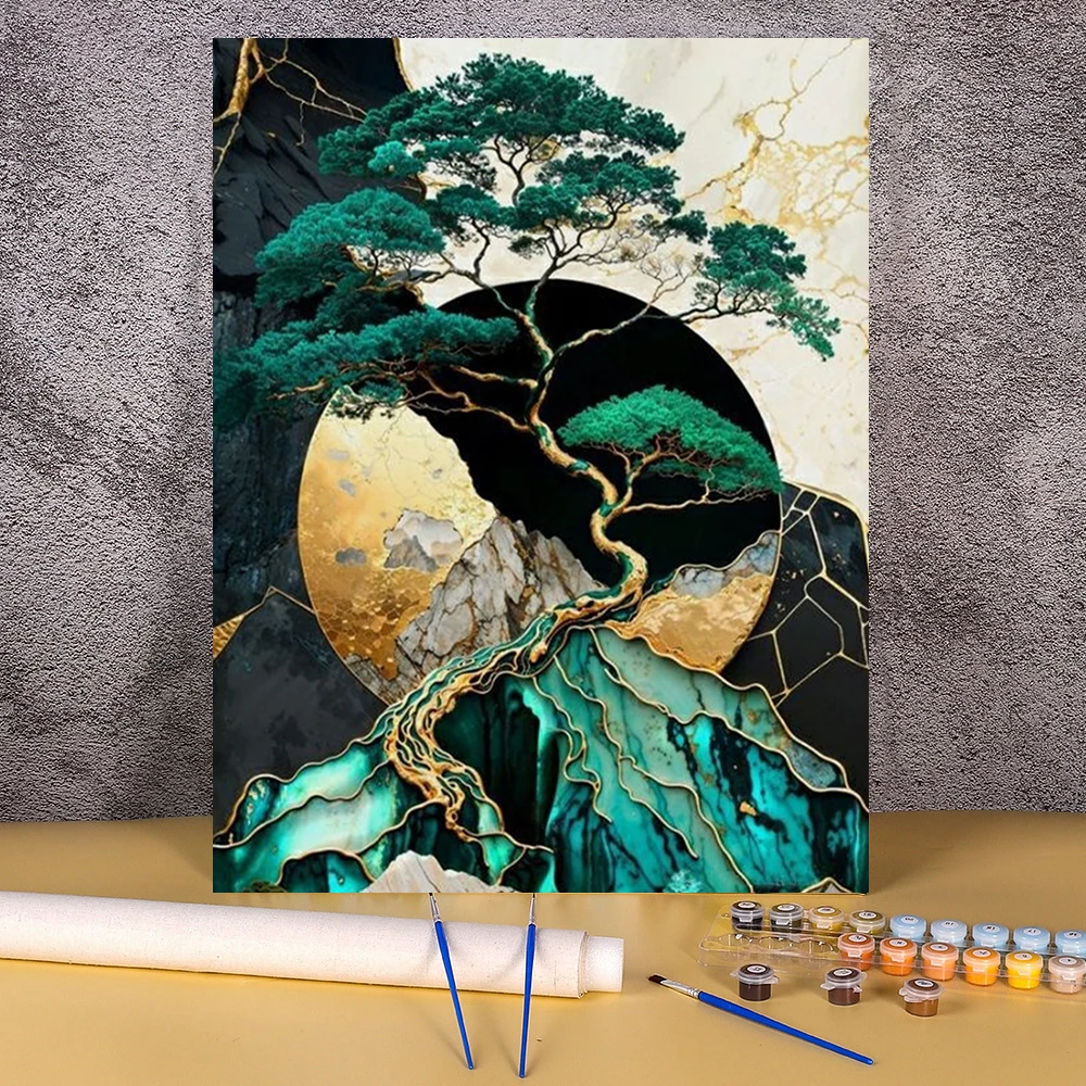 Mountain Tree DIY Painting By Numbers Set Oil Paints On Canvas New Design Crafts Oil Art Abstract Landscape Picture Home Decor
Mountain Tree DIY Painting By Numbers Set Oil Paints On Canvas New Design Crafts Oil Art Abstract Landscape Picture Home Decor