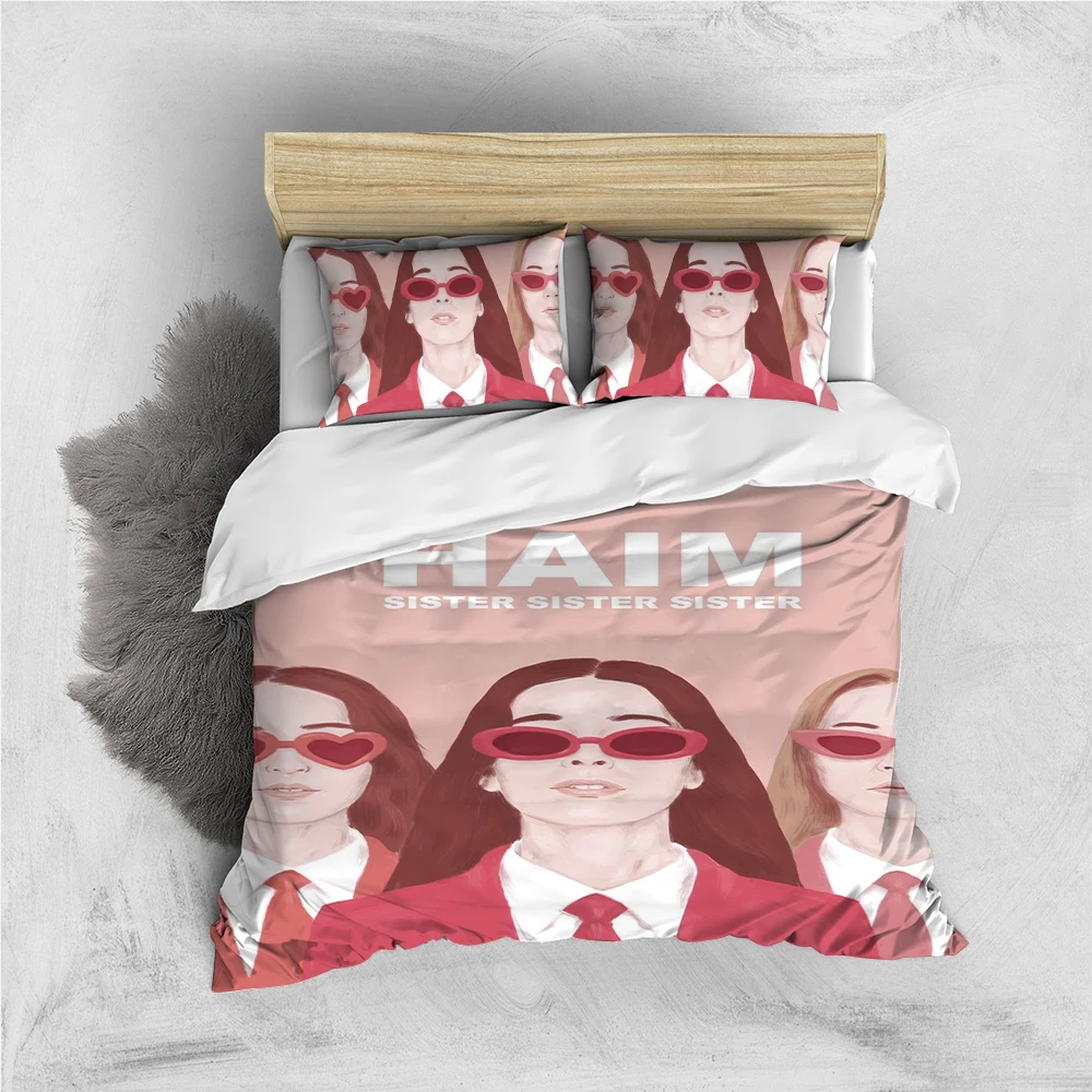 H-Haim Band Duvet Cover Set Home Style Bedding Soft Laundry Cotton Bed 3 Piece Set Student Dormitory Gift
H-Haim Band Duvet Cover Set Home Style Bedding Soft Laundry Cotton Bed 3 Piece Set Student Dormitory Gift
