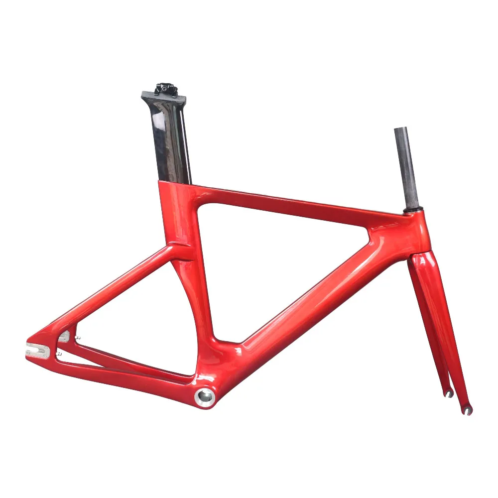 Full Carbon Fiber Track Bike Frame TR013 Fixed Gear Track Racing Metallic Red Paint New Rear Hanger
Full Carbon Fiber Track Bike Frame TR013 Fixed Gear Track Racing Metallic Red Paint New Rear Hanger