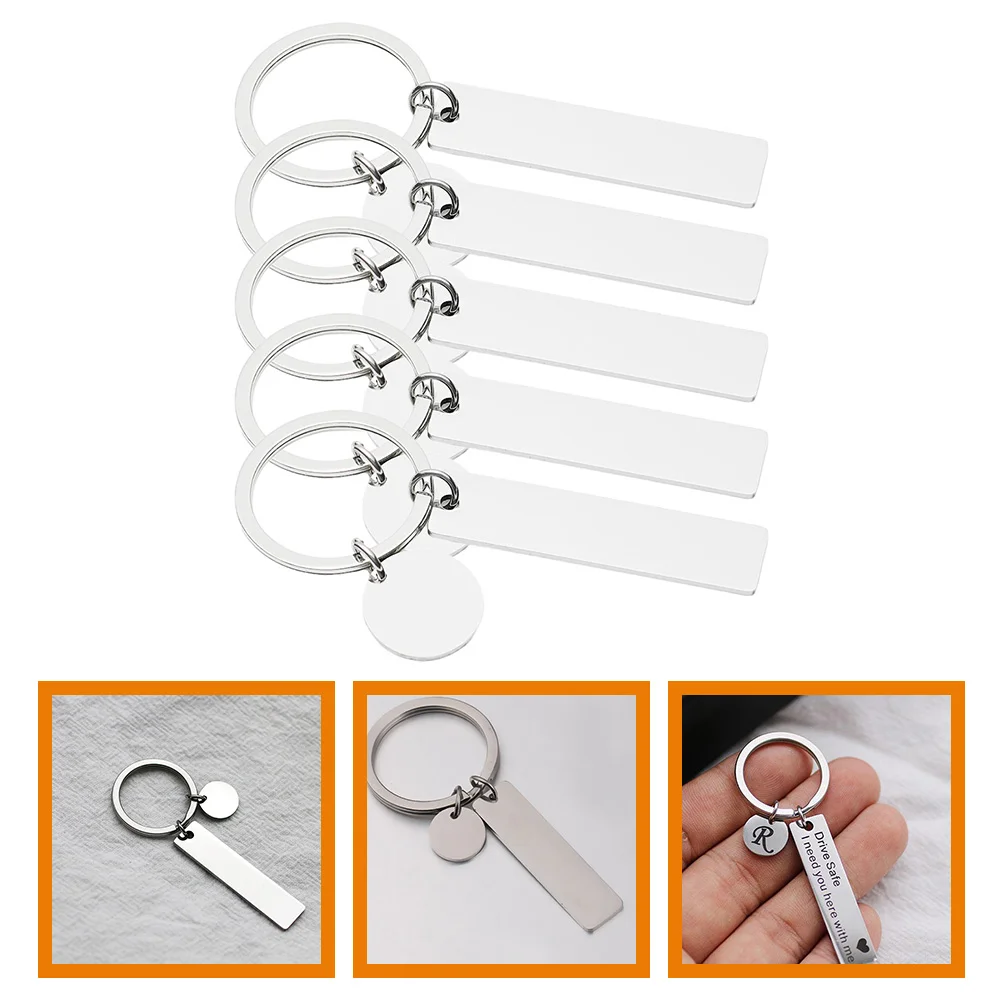 5 Pcs Steel Name Plate Keychain Blanks Silver Stainless Metal Hanging Tags Keychains
5 Pcs Steel Name Plate Keychain Blanks Silver Stainless Metal Hanging Tags Keychains