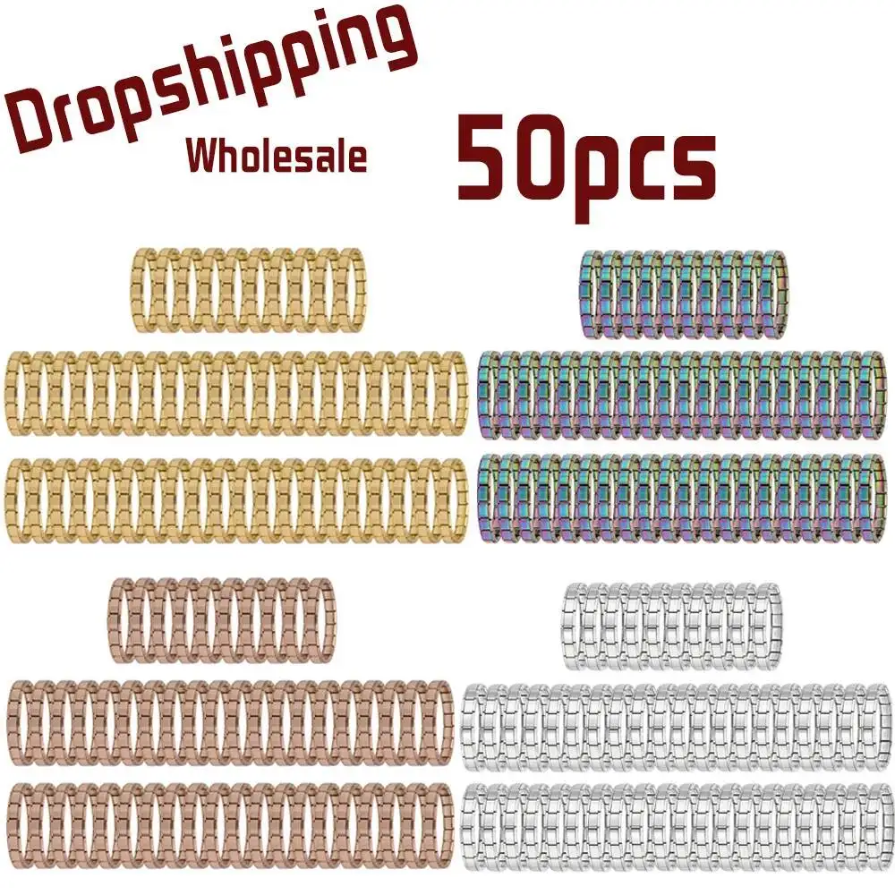 50Pcs Italian Charm Stainless Steel 9Mm Colorful Style Elastic Bracelet For Woman Men DIY Making Gift Dropshipping Wholesale
50Pcs Italian Charm Stainless Steel 9Mm Colorful Style Elastic Bracelet For Woman Men DIY Making Gift Dropshipping Wholesale