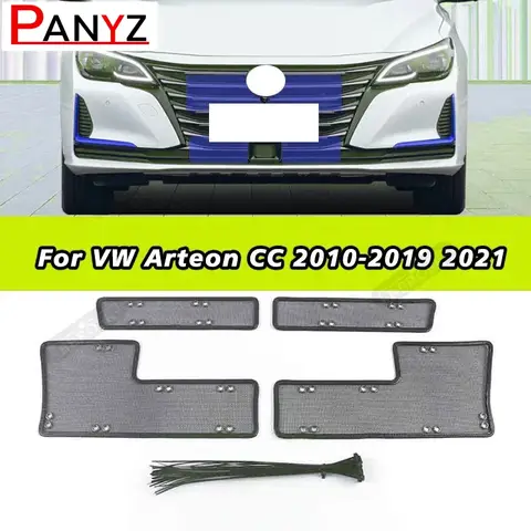 For VW Arteon CC 2010-2019 2021 Front Grille Insert Net Anti-insect Dust Garbage Proof Inner Cover Mesh Decoration