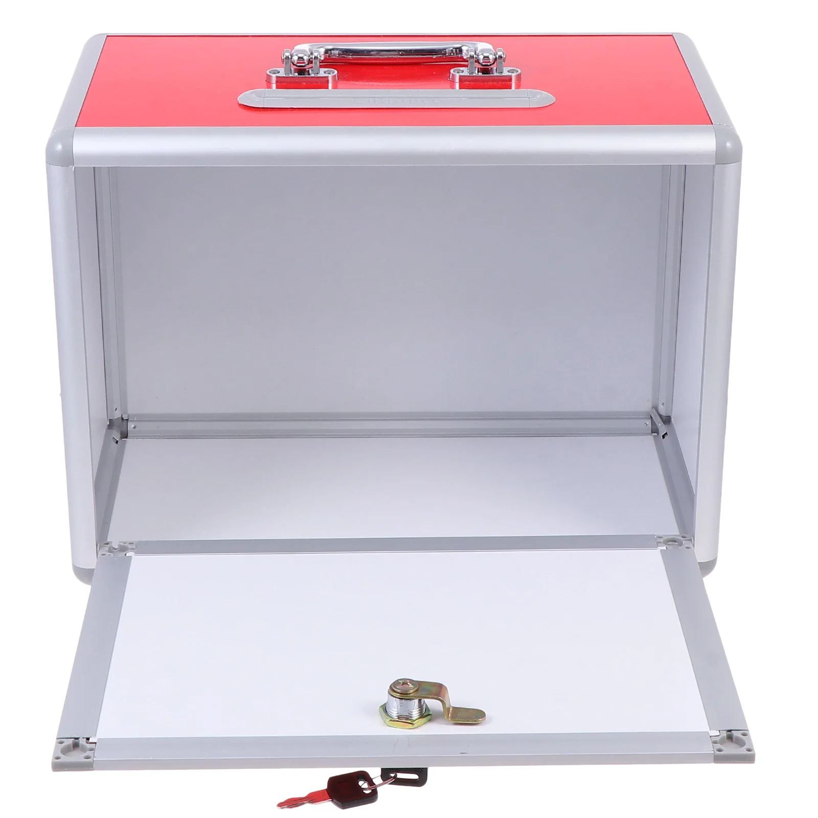 1Pcs Red Portable Ballot Box Aluminium Edges Voting Practical Multipurpose Bright Festive Ballot Boxes Polling Box
1Pcs Red Portable Ballot Box Aluminium Edges Voting Practical Multipurpose Bright Festive Ballot Boxes Polling Box