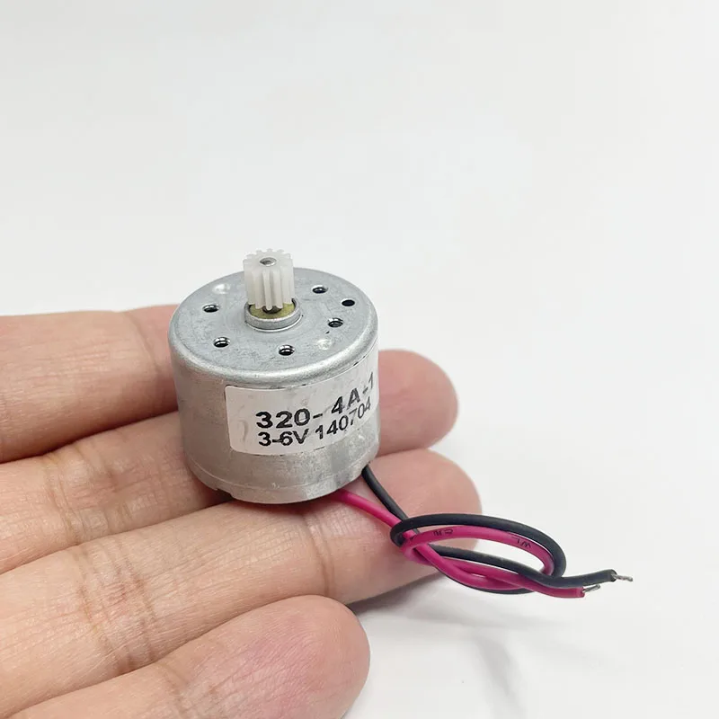 RF-320C Mini 320 Двигатель постоянного тока 3 В 5 В 6 В 7400 об/мин Micro 24 мм Двигатель круглого шпинделя 12T Пластиковая шестерня DIY Вентилятор солнечной энергии Модель игрушки для хобби
RF-320C Mini 320 Двигатель постоянного тока 3 В 5 В 6 В 7400 об/мин Micro 24 мм Двигатель круглого шпинделя 12T Пластиковая шестерня DIY Вентилятор солнечной энергии Модель игрушки для хобби