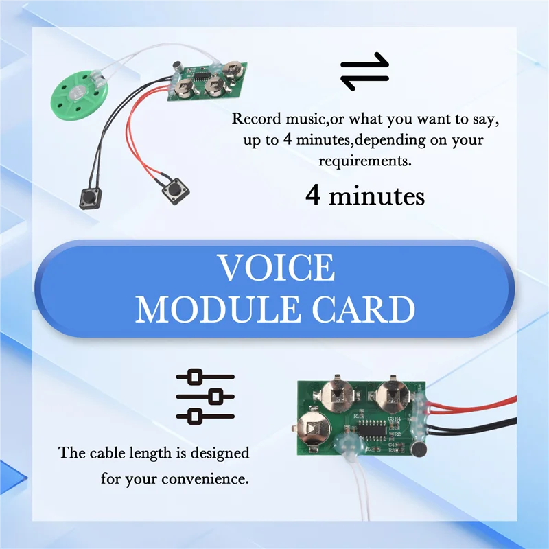 B18B DIY голосовой модуль, голосовой звуковой чип, 4-х минуты записи, воспроизведение для замены праздничного багажа
B18B DIY голосовой модуль, голосовой звуковой чип, 4-х минуты записи, воспроизведение для замены праздничного багажа