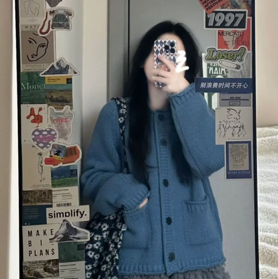 Women New O-neck Cardigan Coat 2026 Spring Autumn Lazy Loose Sweater Jackets Female Solid Color Pockets Knit Overcoats U250
Women New O-neck Cardigan Coat 2026 Spring Autumn Lazy Loose Sweater Jackets Female Solid Color Pockets Knit Overcoats U250