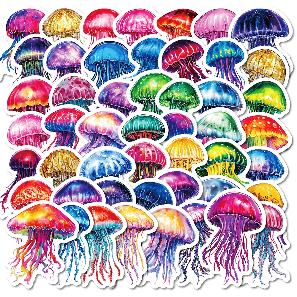 10/30/50pcs Colorful Jellyfish Aesthetic Stickers Cool Cartoon Decal DIY Scrapbook Laptop Luggage Phone Waterproof Sticker Decor
10/30/50pcs Colorful Jellyfish Aesthetic Stickers Cool Cartoon Decal DIY Scrapbook Laptop Luggage Phone Waterproof Sticker Decor