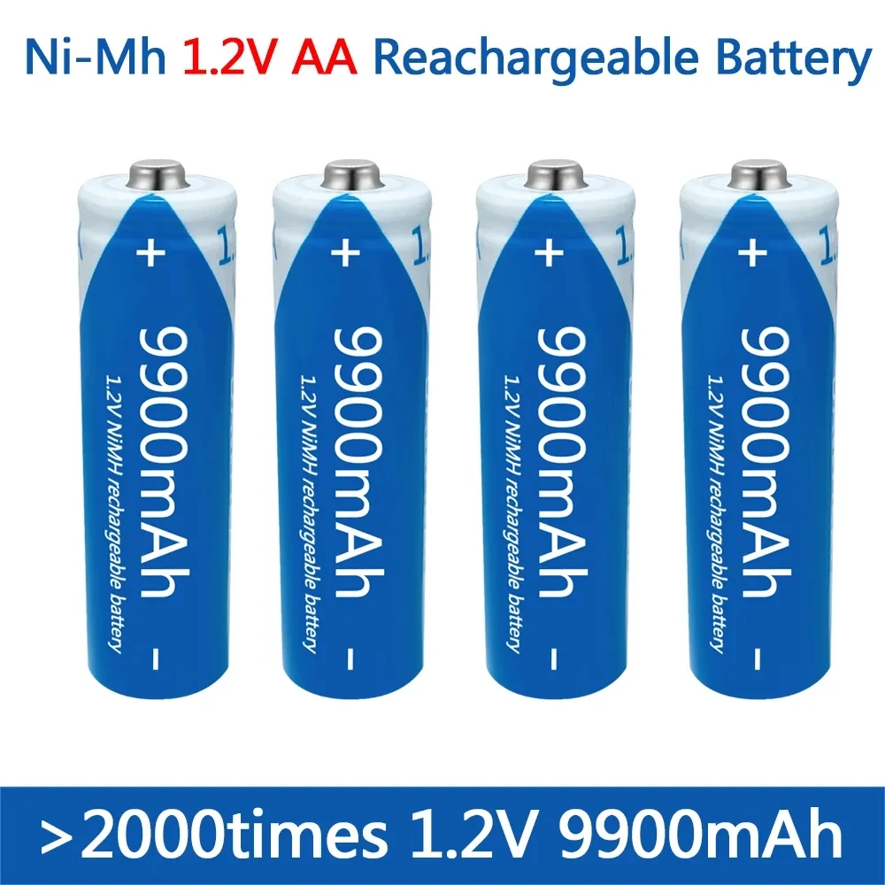 1-24PCS Daweikala AA 1.2V AA 9900mAh Ni-MH Rechargeable Battery For Temperature Gun Remote Control Mouse Toy batteries
1-24PCS Daweikala AA 1.2V AA 9900mAh Ni-MH Rechargeable Battery For Temperature Gun Remote Control Mouse Toy batteries