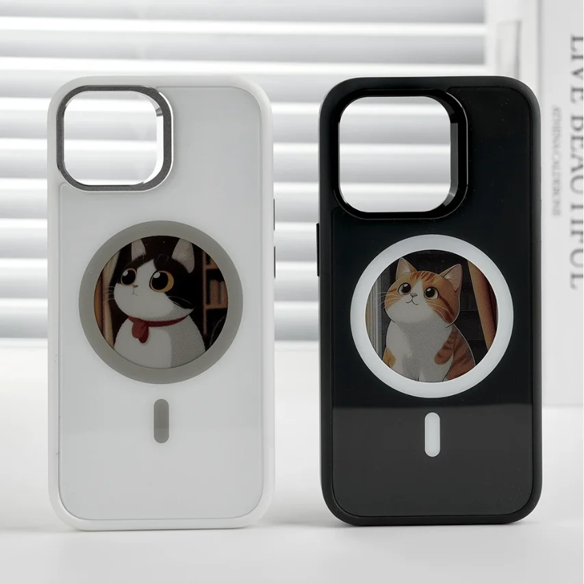 2,53 дюйма чехол для телефона E-ink фотографии HD Дисплей Беспроводная передача DIY экран для iphone 16/15/14/13 Круглая поддержка Magsafe
2,53 дюйма чехол для телефона E-ink фотографии HD Дисплей Беспроводная передача DIY экран для iphone 16/15/14/13 Круглая поддержка Magsafe