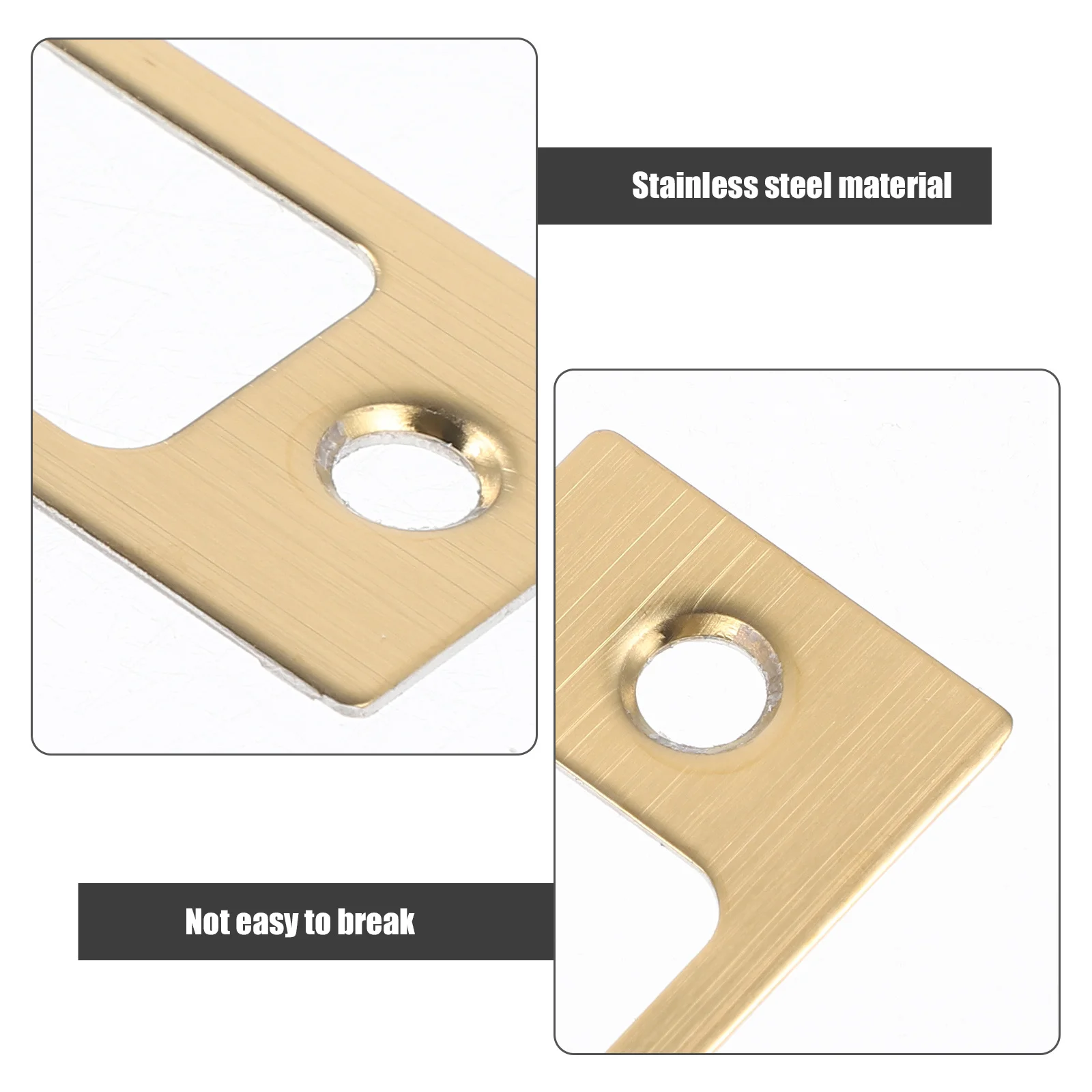 4Pcs Door Striker Plates Durable Stainless Steel Design Simple Installation for Home Security Deadbolt Reinforcement Plate
4Pcs Door Striker Plates Durable Stainless Steel Design Simple Installation for Home Security Deadbolt Reinforcement Plate