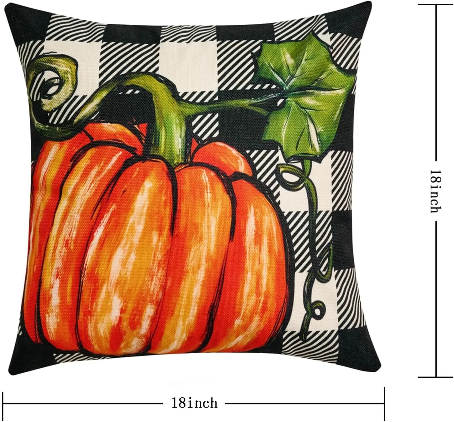 Halloween 45x45Cm Buffalo Plaid Farmhouse Pumpkin Maple Leaf Autumn Pillow Cover Sofa Living Room Home Decoration Cushion Cover
Halloween 45x45Cm Buffalo Plaid Farmhouse Pumpkin Maple Leaf Autumn Pillow Cover Sofa Living Room Home Decoration Cushion Cover