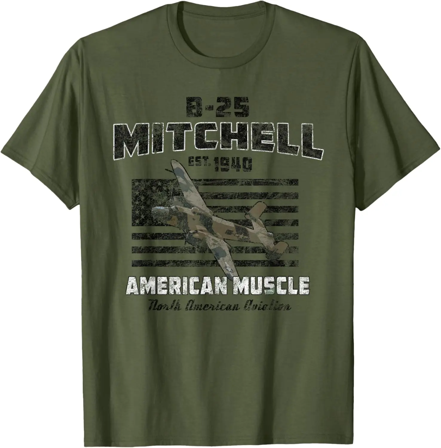 Vintage B-25 Mitchell Bomber American Muscle T-Shirt 100% Cotton O-Neck Short Sleeve Summer Casual Mens T-shirt Streetwear
Vintage B-25 Mitchell Bomber American Muscle T-Shirt 100% Cotton O-Neck Short Sleeve Summer Casual Mens T-shirt Streetwear