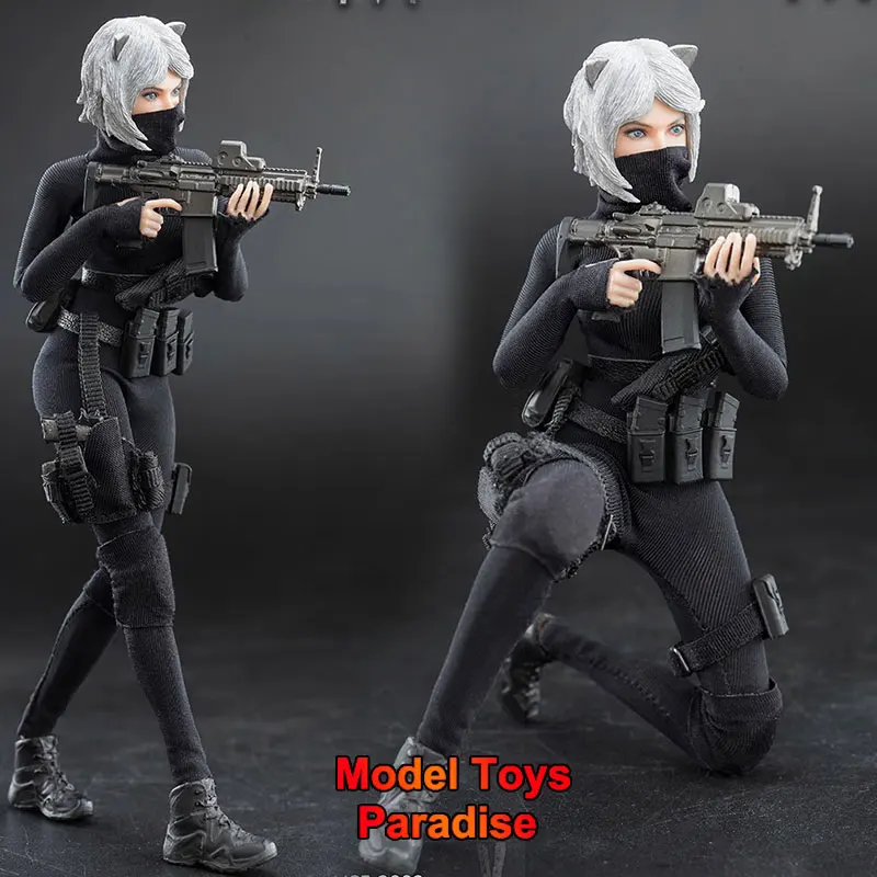 VERYCOOL VCF-3002 1/12 Scale Women Soldier Full Set Female Assassin Black Clothes Set 6inch Action Figure Collectible Toys Gifts
VERYCOOL VCF-3002 1/12 Scale Women Soldier Full Set Female Assassin Black Clothes Set 6inch Action Figure Collectible Toys Gifts