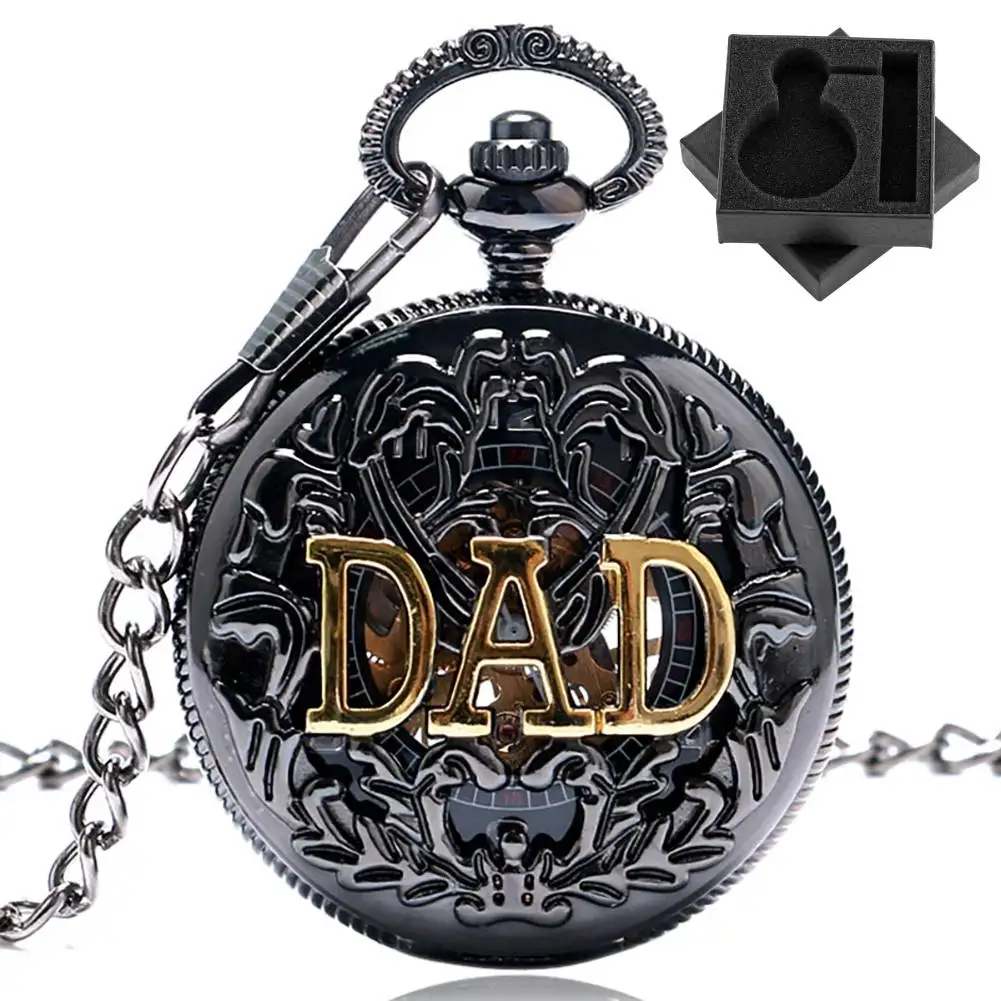 Винтажные модные карманные часы DAD с механическим ручным заводом, подарок для отца, ретро-коллекция, брелок-цепочка, часы на Рождество
Винтажные модные карманные часы DAD с механическим ручным заводом, подарок для отца, ретро-коллекция, брелок-цепочка, часы на Рождество