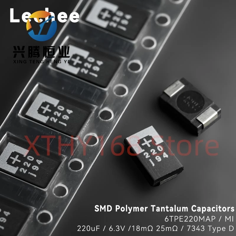 5 шт./лот 220 мкФ 6,3 В 7343 2917 18 мR 25 мR SMD полимерные танталовые конденсаторы POSCAP Type D ультратонкие с низким ESR новый оригинальный 
5 шт./лот 220 мкФ 6,3 В 7343 2917 18 мR 25 мR SMD полимерные танталовые конденсаторы POSCAP Type D ультратонкие с низким ESR новый оригинальный