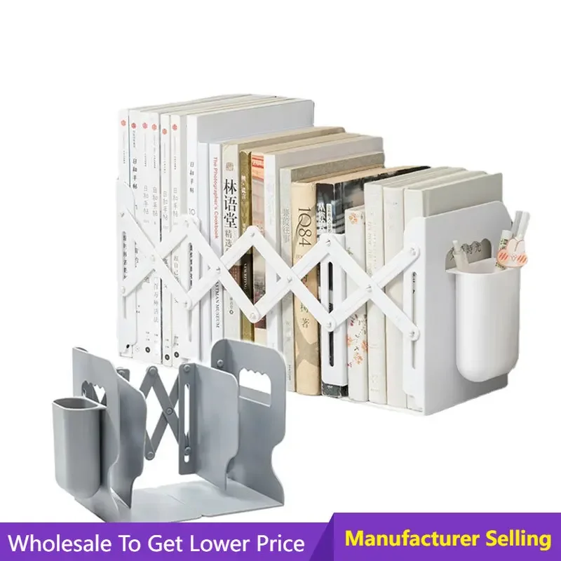 Retractable Book Stand Creative Book Stoppers Support Stand Adjustable Bookshelf with Pen Holder Desk Organizer Folder
Retractable Book Stand Creative Book Stoppers Support Stand Adjustable Bookshelf with Pen Holder Desk Organizer Folder