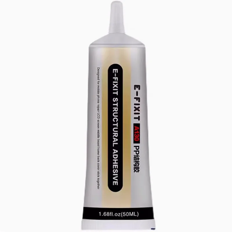 PP structural adhesive A130 suitable for mobile phone screen frame adhesive for Apple X stand rerepair adhesive
PP structural adhesive A130 suitable for mobile phone screen frame adhesive for Apple X stand rerepair adhesive